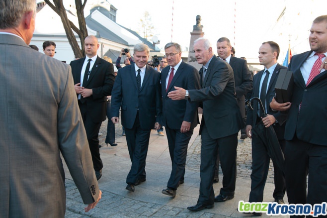 Prezydent Komorowski odwiedził Krosno i Odrzykoń
