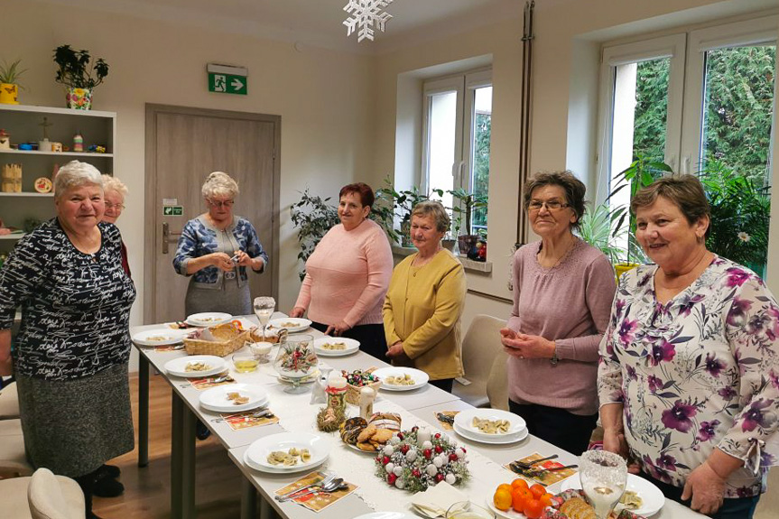 Świąteczne spotkania seniorów w gminie Korczyna
