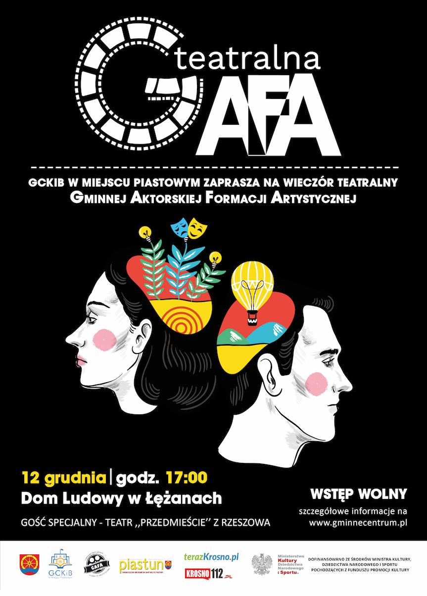 Teatralna GAFA w Łężanach - zaproszenie