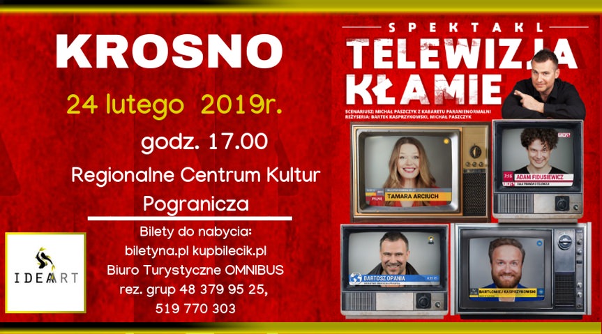 "Telewizja Kłamie" w Krośnie. Wygraj bilety