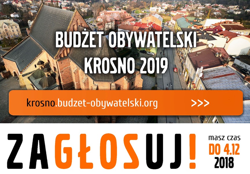 Trwa głosowanie na projekty w budżecie obywatelskim w Krośnie