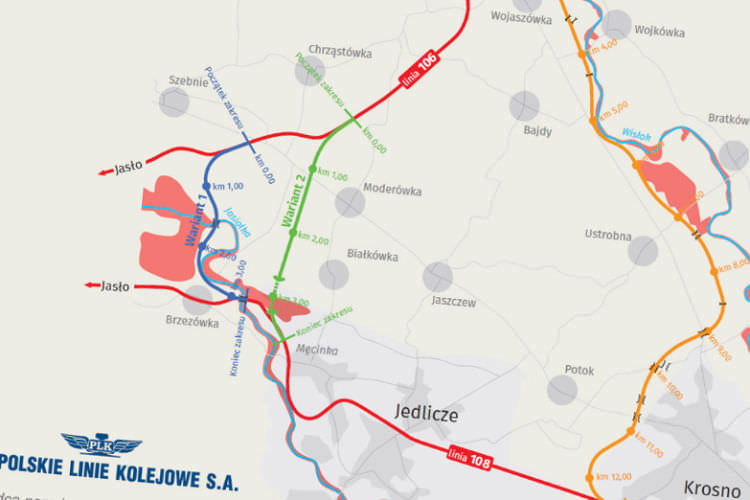 Łącznica kolejowa Krosno - Rzeszów