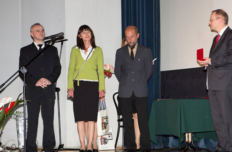 Od lewej: Lesław Wilk, Dorota Kiełtyka, Piotr Kiełtyka