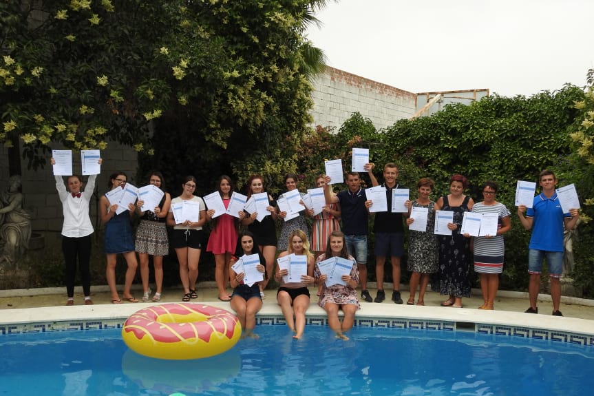 Uczniowie "Szpetnara" na praktykach w Hiszpanii i Włoszech