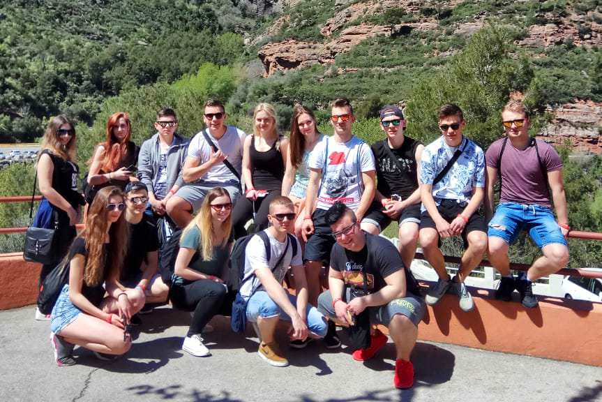 Uczniowie z Budowlanki na praktykach w Barcelonie