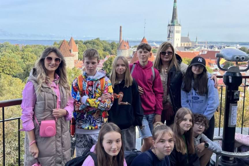Uczniowie z Ustrobnej zwiedzali Estonię