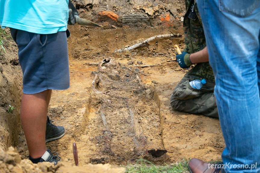 W Krościenku Wyżnym ekshumowano szczątki żołnierza pruskiego