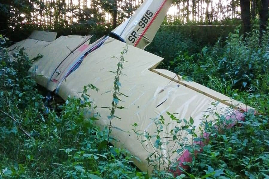 Wypadek samolotu w Starej Wsi