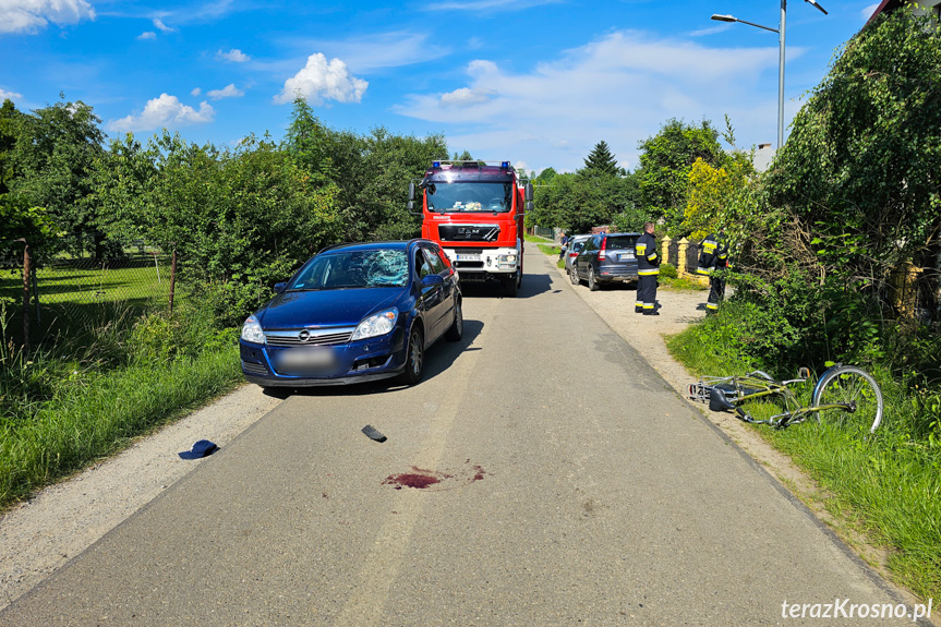 Wypadek w Iwoniczu na "Kmieciach"