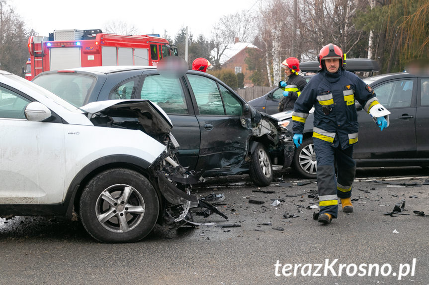 Wypadek w Potoku, zderzenie trzech samochodów