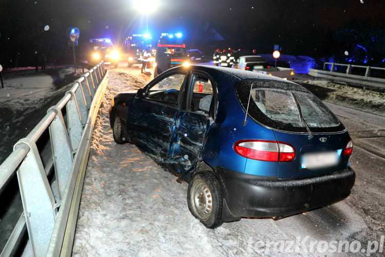 Wypadek w Świerzowej Polskiej, zderzenie dwóch samochodów