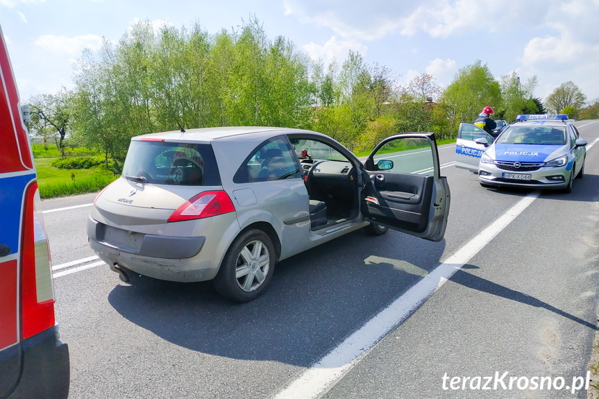 Zderzenie dwóch samochodów w Potoku