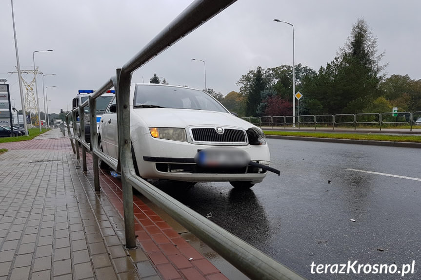 Zderzenie osobówki z ciężarówką na Podkarpackiej