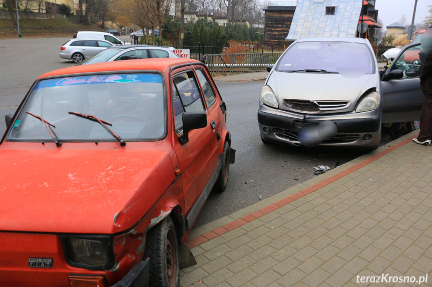 Zderzenie samochodów w Iwoniczu-Zdroju