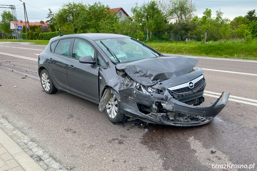 Zderzenie trzech samochodów w Woli Komborskiej