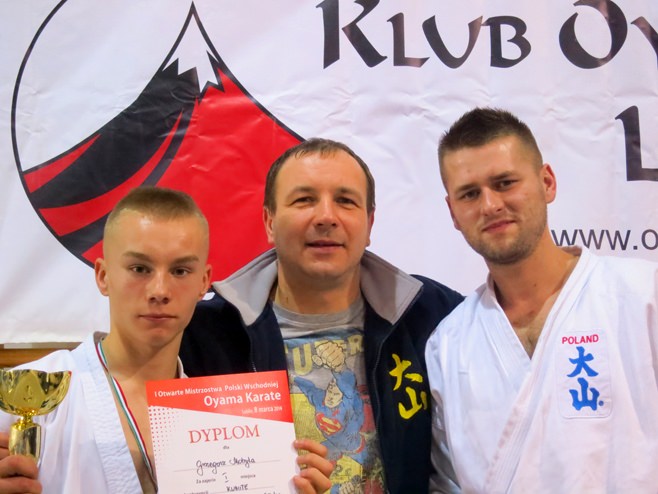 Złoty medal na Mistrzostwach Polski Wschodniej Oyama Karate Krosno