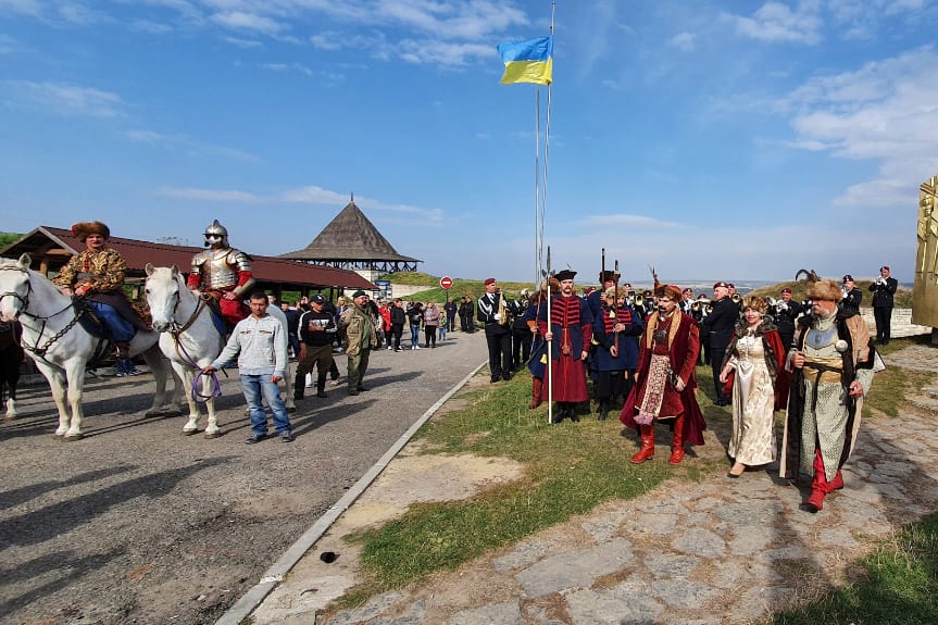 Delegacja gminy Korczyna wzięła udział w obchodach 400 rocznicy bitwy pod Chocimiem