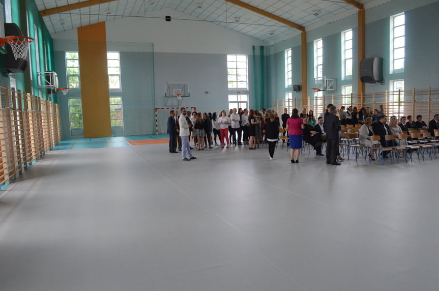 Oddanie do użytku sali gimnastycznej przy ZSP nr 2 w Krośnie