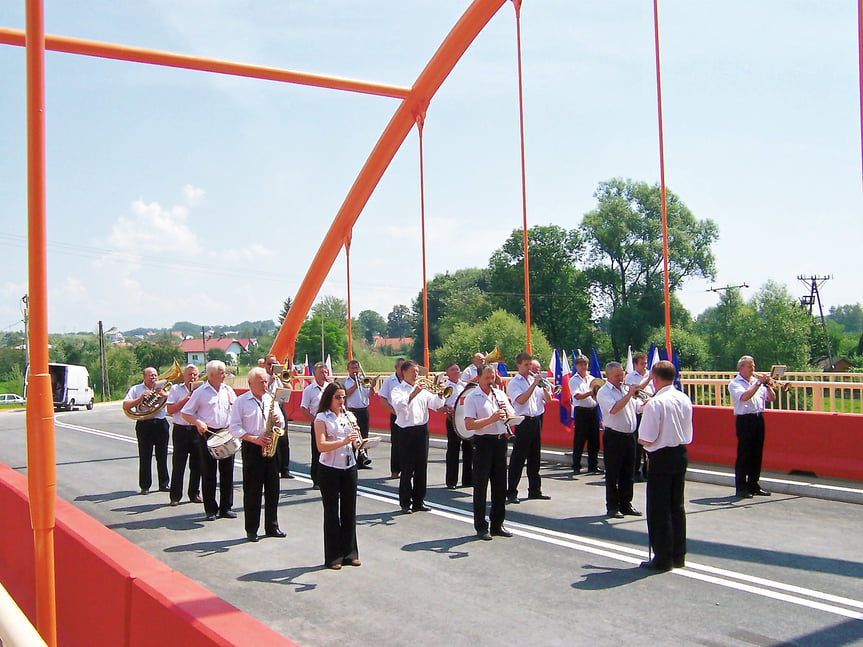 Otwarcie mostu na ul. Asnyka w Krośnie