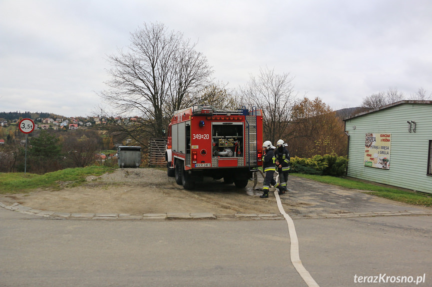 Pożar baru w Iwoniczu-Zdroju