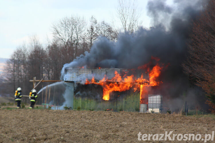 Pożar domku letniskowego w Szczepańcowej