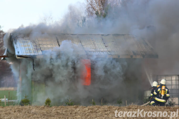 Pożar domku letniskowego w Szczepańcowej
