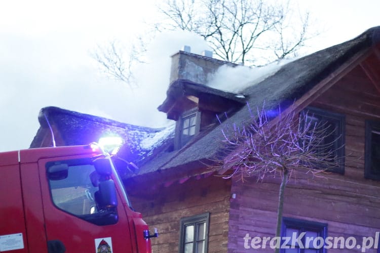 Pożar domu w Czarnorzekach