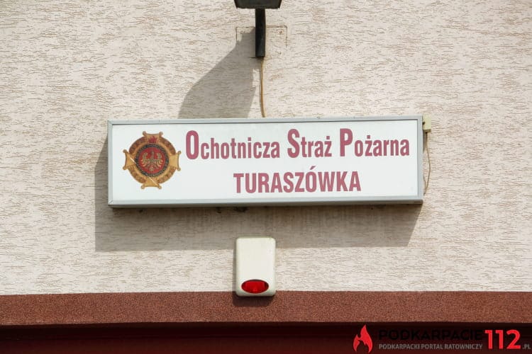 Pożar w budynku remizy OSP Krosno - Turaszówka