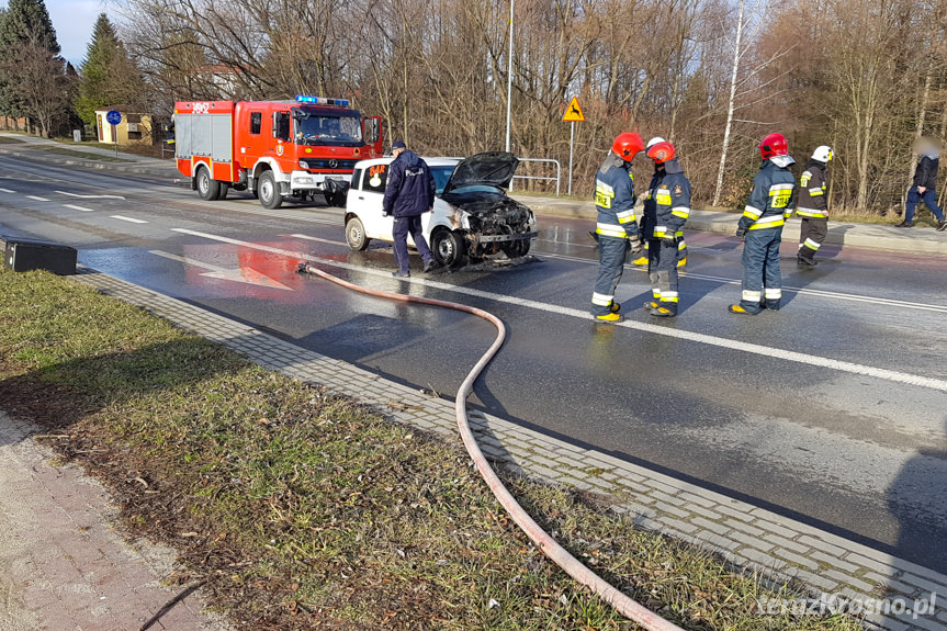 Pożar samochodu na Krakowskiej