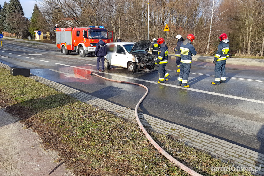 Pożar samochodu na Krakowskiej
