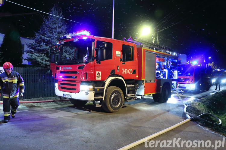 Pożar w Krośnie na Batalionów Chłopskich