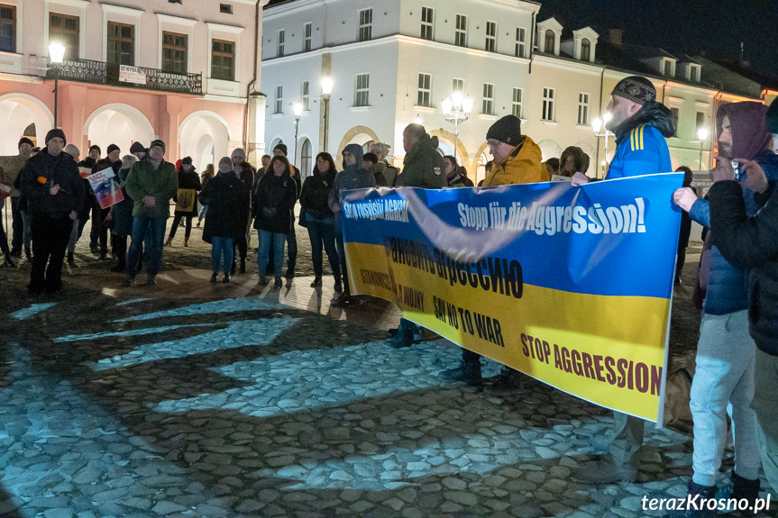 Protest Solidarni z Ukrainą