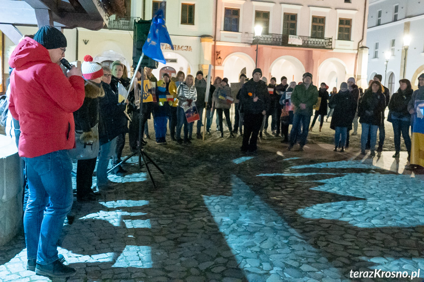 Protest Solidarni z Ukrainą