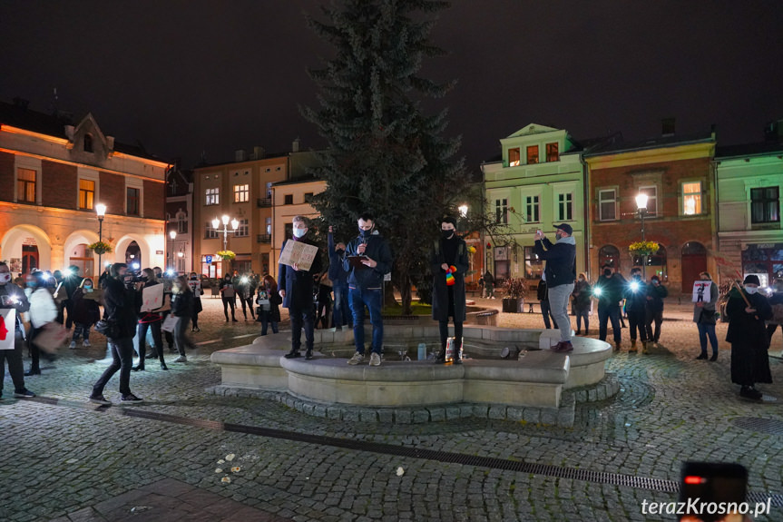 Protest w Krośnie