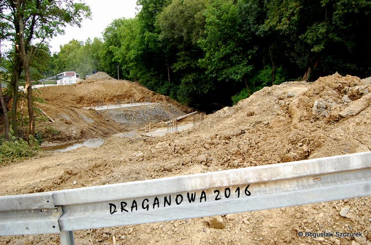 Przebudowa mostu w Draganowej