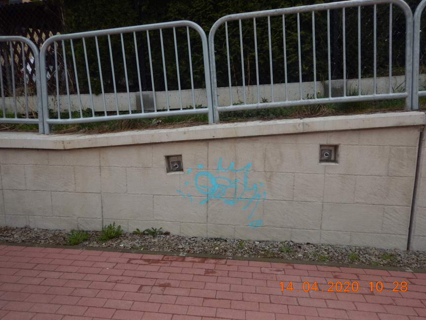 Pseudograffiti w Krośnie