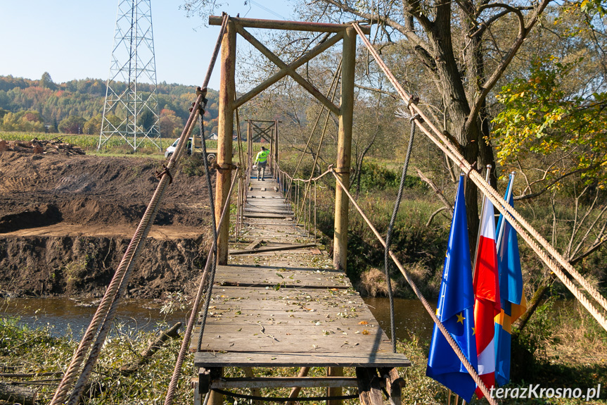 Rozpoczęcie budowy mostu w Łękach Strzyżowskich