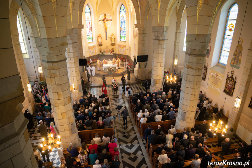 Uroczystość pogrzebowa kpr. Jana Borka w Lubatowej