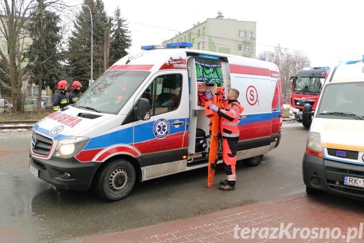 Wypadek na ul. Pużaka w Krośnie