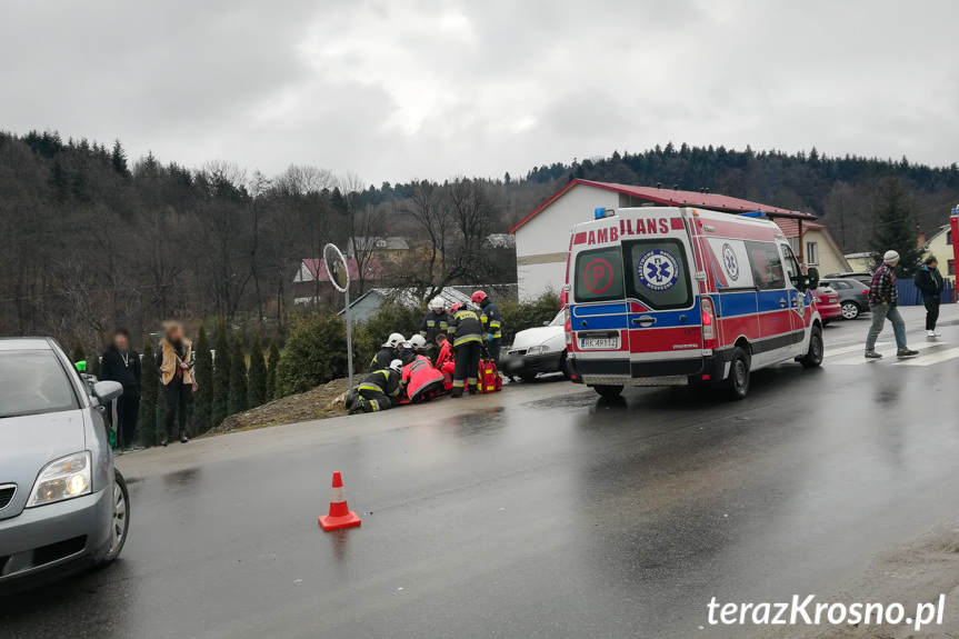 Wypadek w Iwoniczu na Długiej