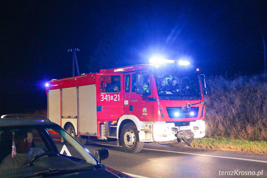 Wypadek w Klimkówce na DK28