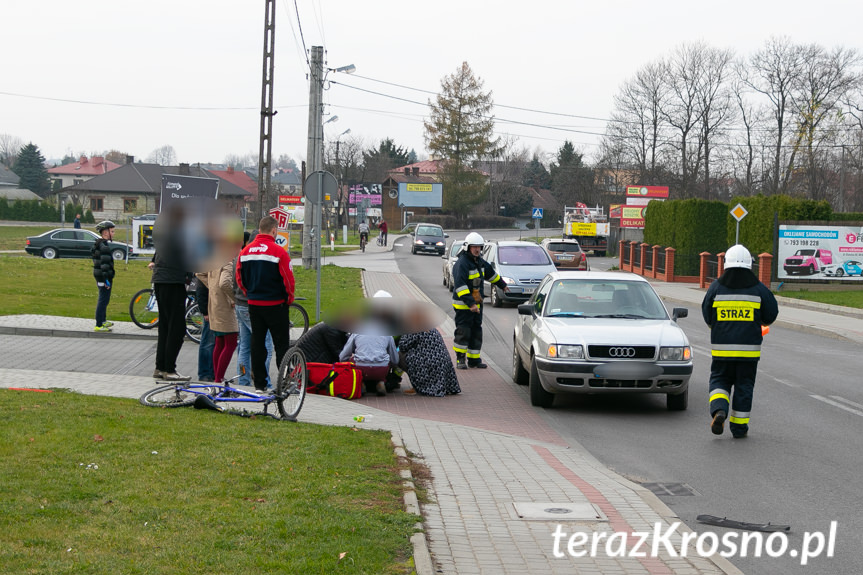 Wypadek w Korczynie