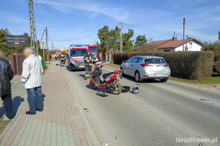 Wypadek w Łężanach