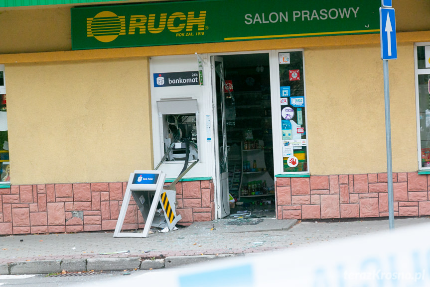 Wysadzony bankomat w Iwoniczu-Zdroju