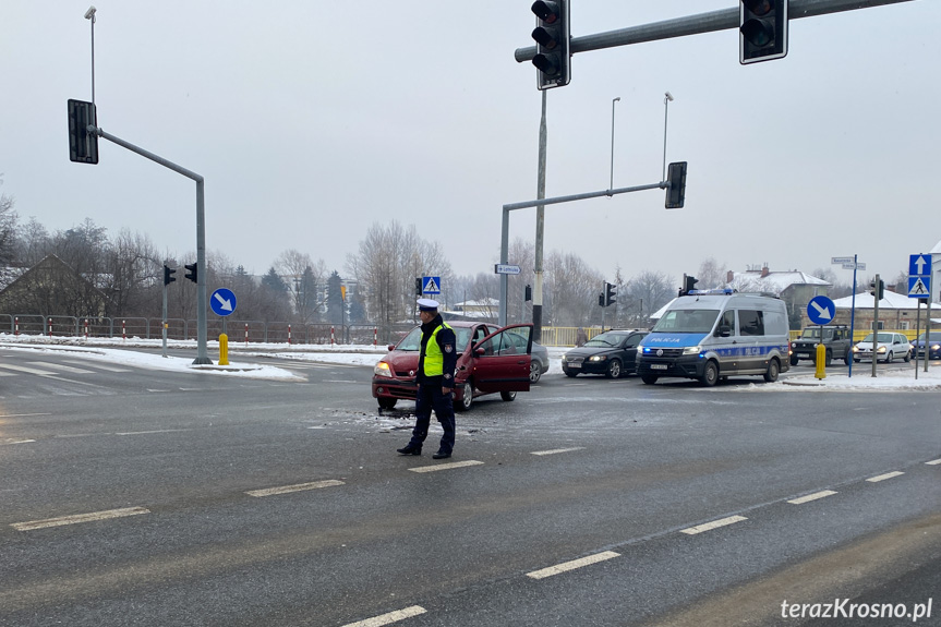 Zderzenie dwóch aut w Krośnie