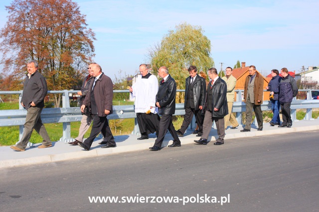 Otwarcie mostu w Świerzowej Polskiej