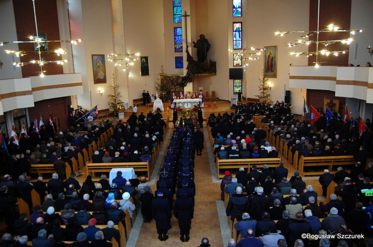 Pogrzeb pułkownika pożarnictwa Tadeusza Kubita