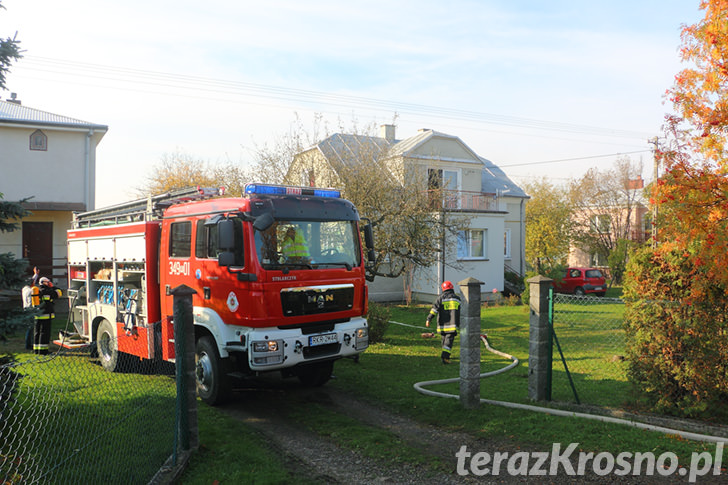 Pożar domu w Świerzowej Polskiej