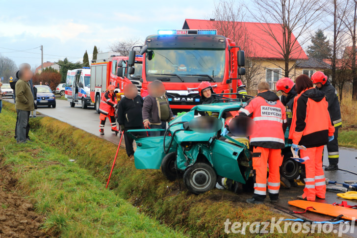 Wypadek w Krośnie na ul. Baczyńskiego