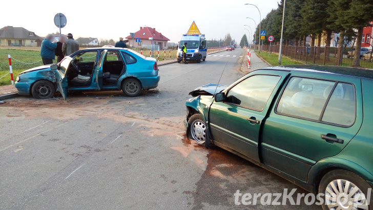 Wypadek w Korczynie na ul. Fredry